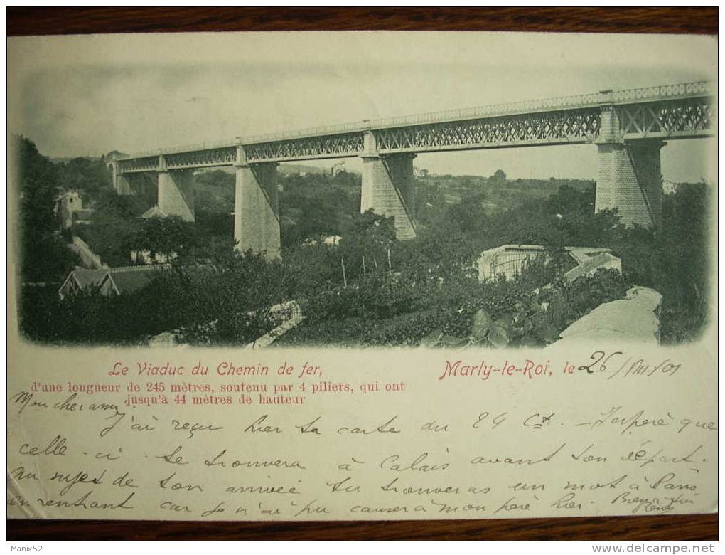 78 - MARLY-le-ROI - Le Viaduc De Chemin De Fer, D´une Longueur De 245 M. - Marly Le Roi