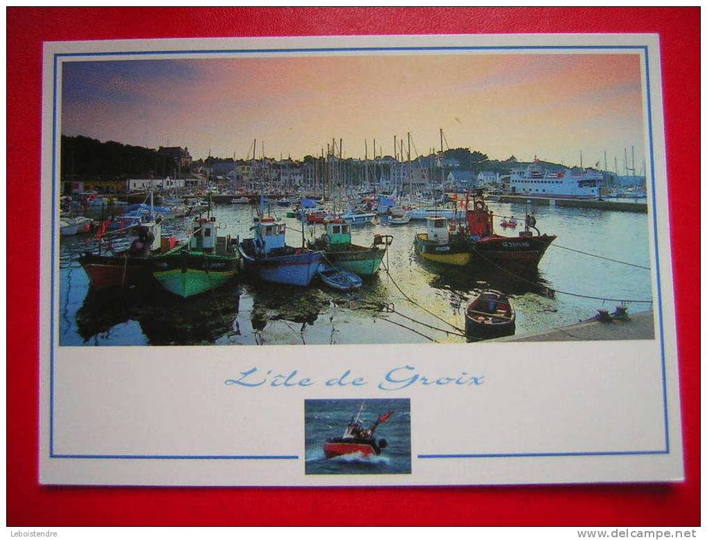 CPM -56-MORBIHAN-L´ÎLE DE GROIX-PORT TUDY -CARTE EN BON ETAT - Groix