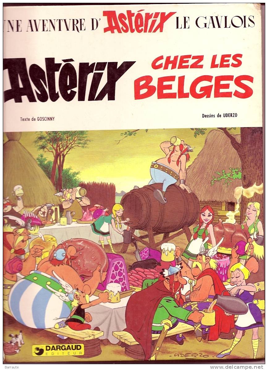 ALBUM Asterix ASTERIX CHEZ LES BELGES Edition ORIGINALE De 1979 - Asterix