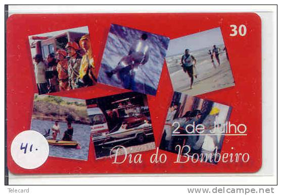 Télécarte BRASIL Pompiers Feuerwehr Fire Brigade BRAZIL  (41) Brandweer Brigada De Fuego Vigili Del Fuoco - Firemen