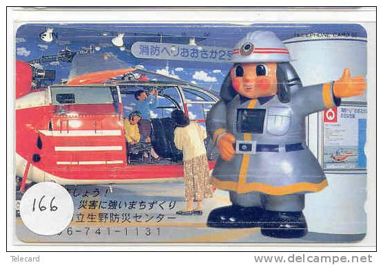 Télécarte JAPON Pompiers Feuerwehr Fire Brigade JAPAN  (166) Brandweer Brigada De Fuego Vigili Del Fuoco - Brandweer