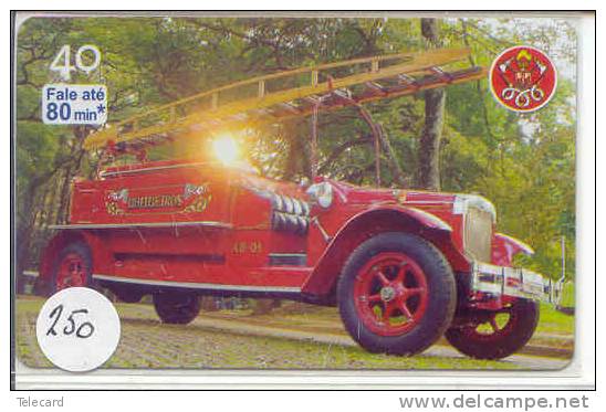 TELEFONKARTE FEUERWEHR BRASIL (250) Pompiers Fire Brigade BRAZIL * Brandweer Brigada De Fuego Vigili Del Fuoco - Pompieri