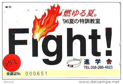 TELEFONKARTE FEUERWEHR JAPAN (252 Pompiers Fire Brigade JAPAN * Brandweer Brigada De Fuego Vigili Del Fuoco - Pompieri
