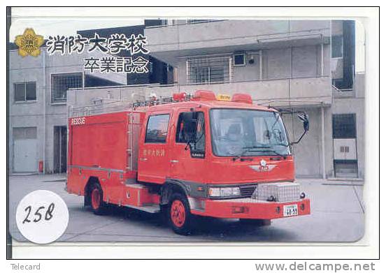 TELEFONKARTE FEUERWEHR JAPAN (258) Pompiers Fire Brigade JAPAN * Brandweer Brigada De Fuego Vigili Del Fuoco - Pompiers