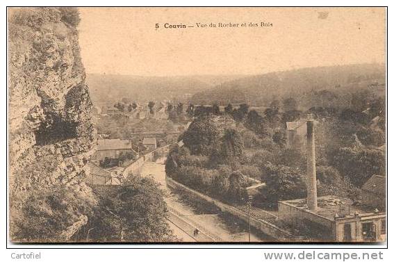 COUVIN- VUE DU ROCHER ET DES BOIS - Couvin