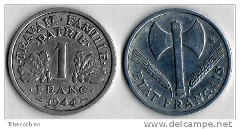 Etat Français - 1 Franc 1944 - Autres & Non Classés