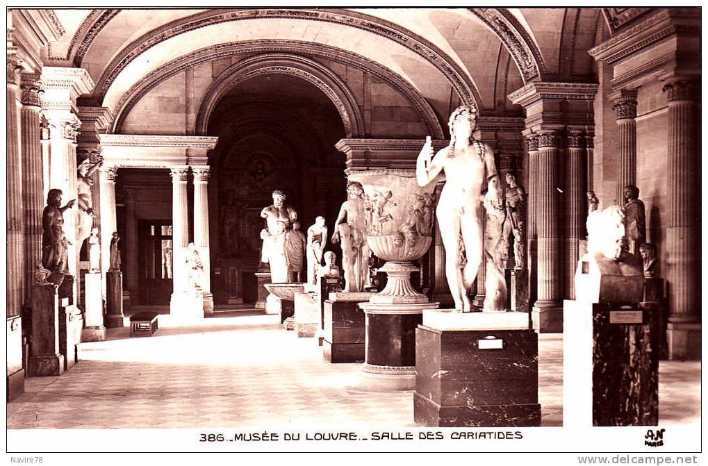 MUSEE DU LOUVRE. SALLE DES CARIATIDES. - Musées