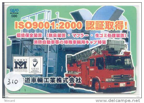 TELEFONKARTE FEUERWEHR JAPAN (310) Pompiers Fire Brigade JAPAN * Brandweer Brigada De Fuego Vigili Del Fuoco - Pompiers