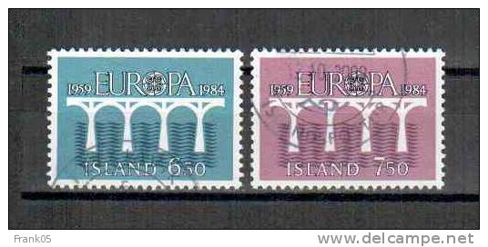 Island / Iceland / Islande 1984 Satz/set EUROPA Gestempelt/used - 1984