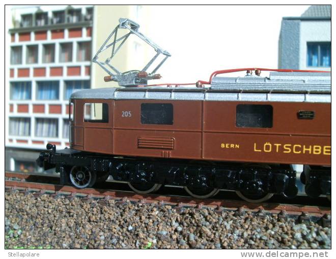 SCALA N OTTONE RARITA´: METROPOLI  3001 - BREDA BLS Ae 6/8 205  - - Locomotieven