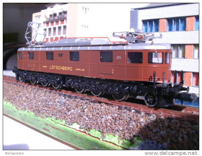 SCALA N OTTONE RARITA´: METROPOLI  3001 - BREDA BLS Ae 6/8 205  - - Locomotieven