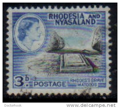 RHODESIA & NYASALAND   Scott #  162  F-VF USED - Rodesia & Nyasaland (1954-1963)