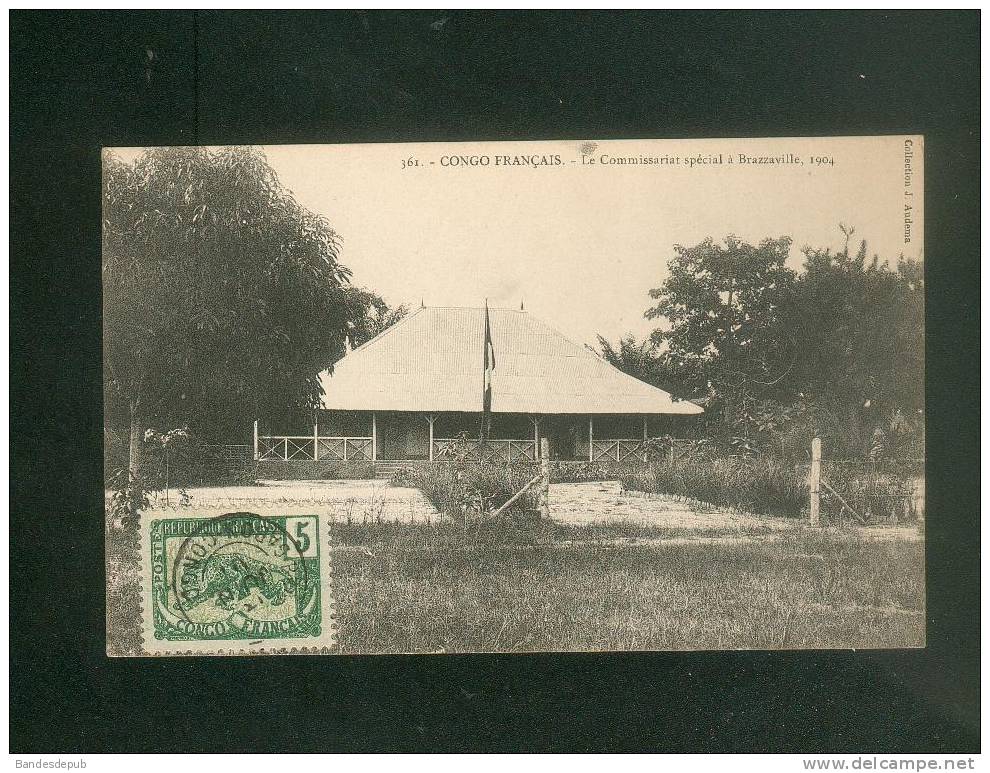 Congo Français - Le Commissariat Spécial à Brazzaville 1904 ( Animée Collection J. Audema N°361) - Brazzaville