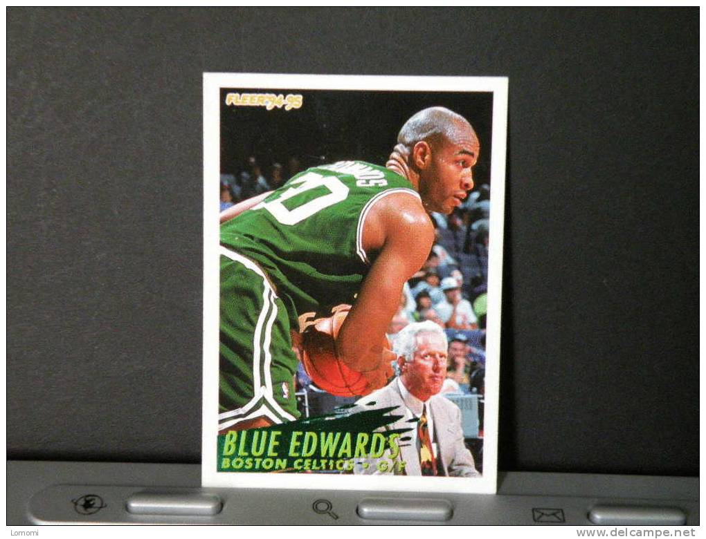 BOSTON CELTICS -  G / F - 94/95 - BLUE EDWARDS - BASKET N.B.A  - 2 Scannes - Boston Celtics