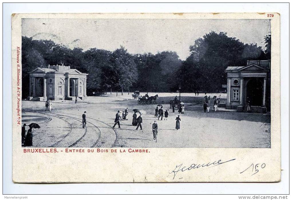 Ixelles - Entrée Du Bois De La Cambre - Parks, Gärten