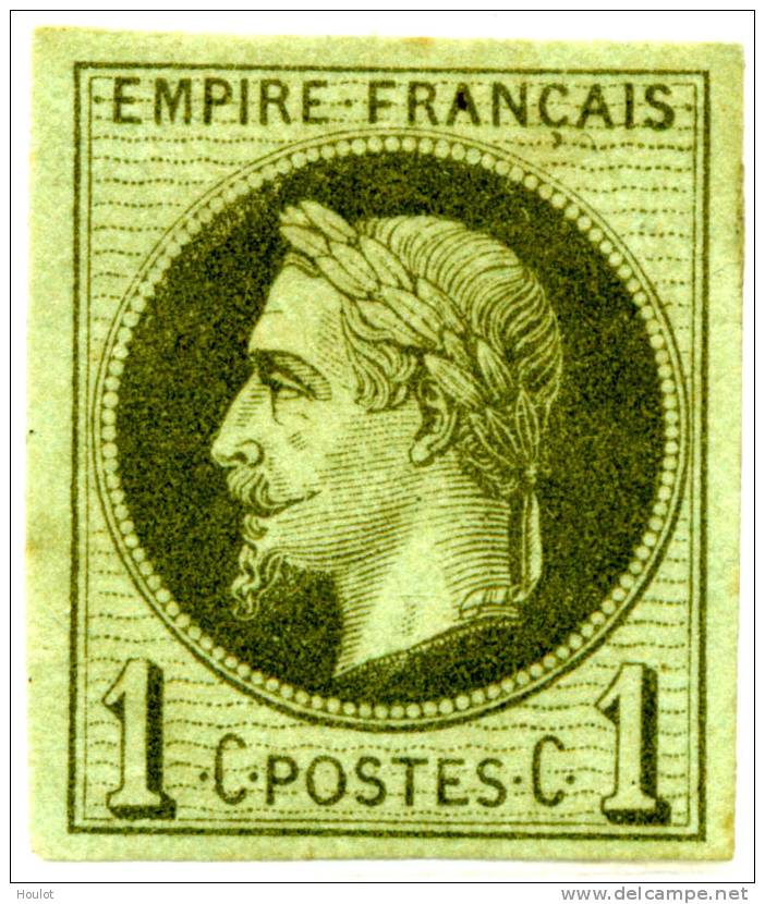 Mi.N°+ Y&T N° 7 (*) Colonies Generales 1871,Kaiser Napoleon III Mit Lorbeerkranz Type Laure In Type II - Napoleon III