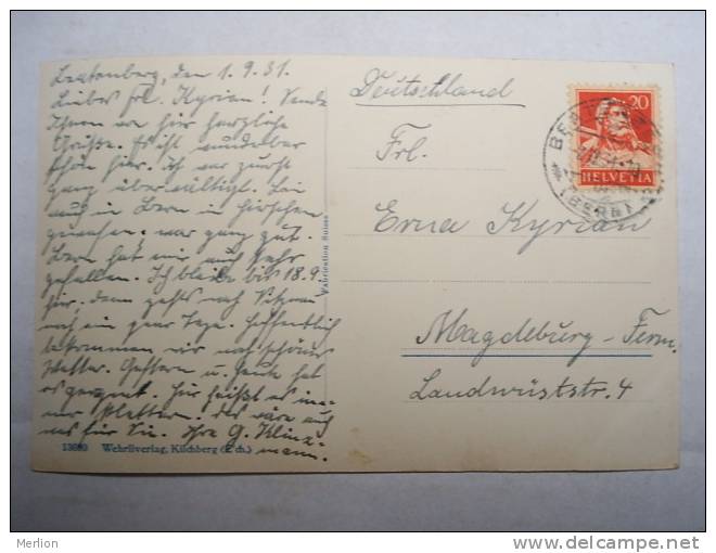 Suisse - Beatenberg     Ca 1930 -VF  D58038 - Beatenberg