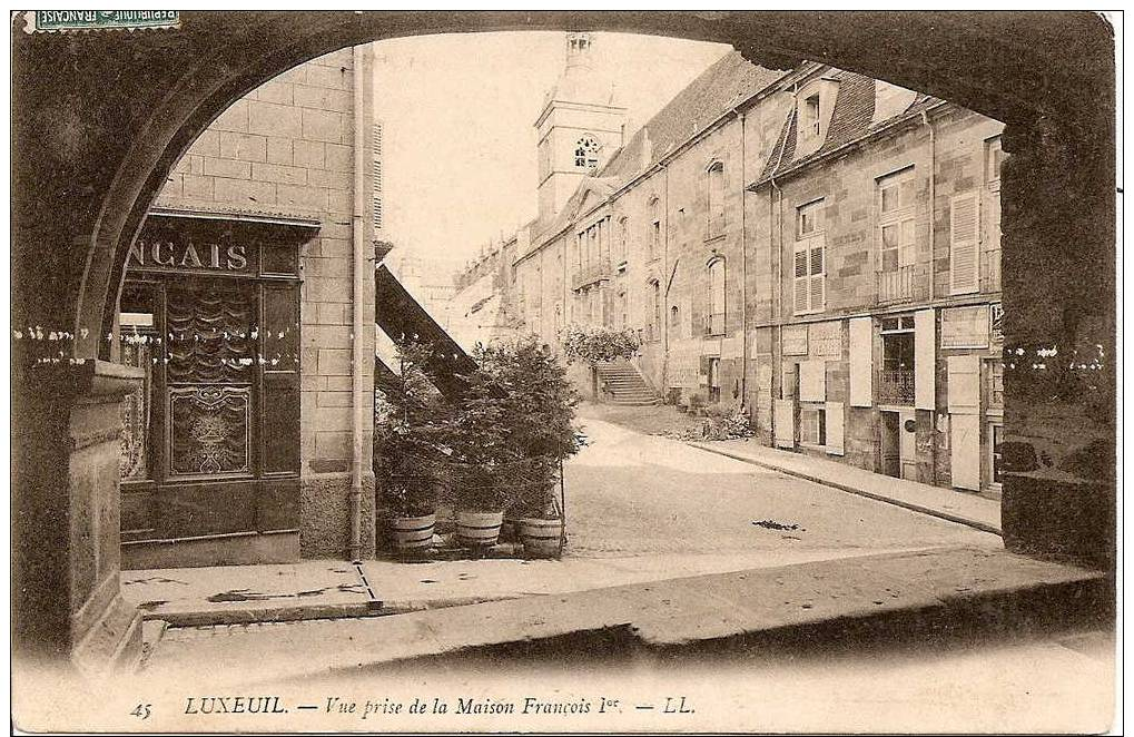 LUXEUIL  7O -vue Prise De La Maison De Francos 1° - Luxeuil Les Bains