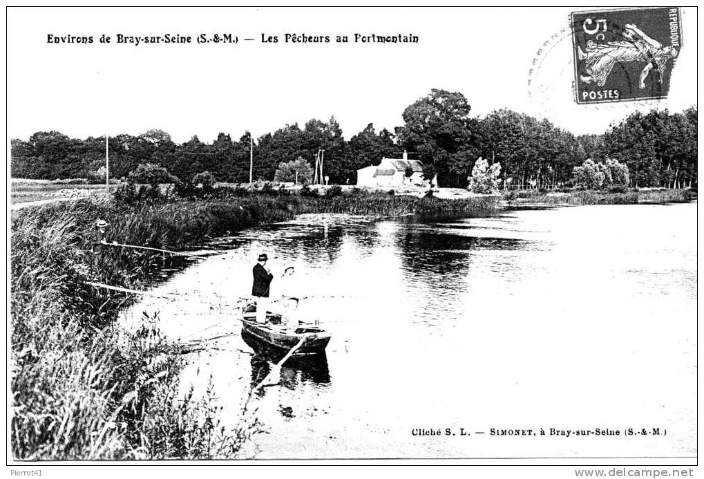 Les Pêcheurs De Portmontain - Bray Sur Seine