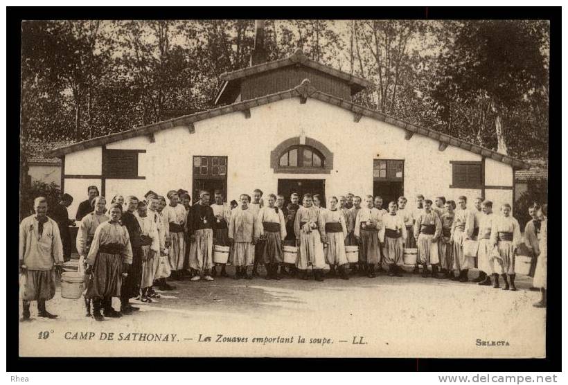 69 Sathonay-Camp Camp Militaria Zouave D69D K69286K C69292C RH060010 - Autres & Non Classés