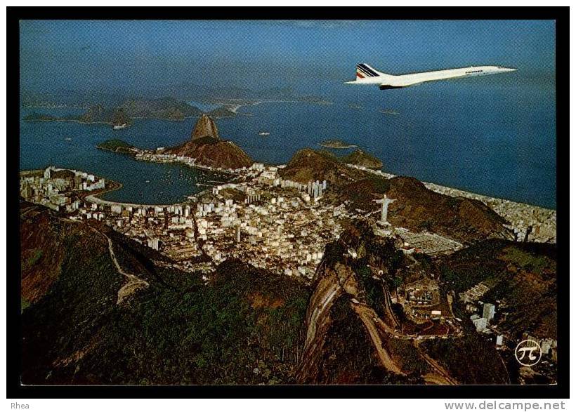 Brésil Rio-de-Janeiro Avion Aviation Civile Concorde PbresilP RH068728 - 1946-....: Modern Era