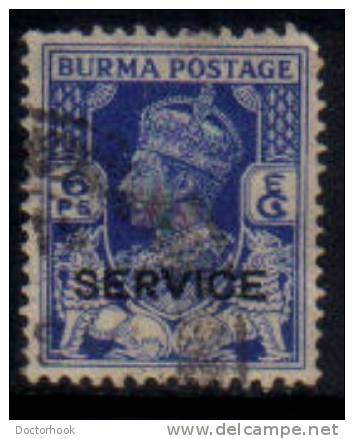 BURMA   Scott #  O 16  F-VF USED - Birmania (...-1947)