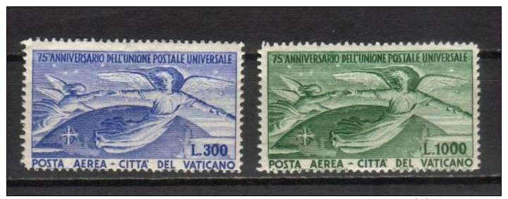 1949  Vaticano - Aerea   UPU  La Serie Cpl. 2  Valori Nuovi** - Ungebraucht