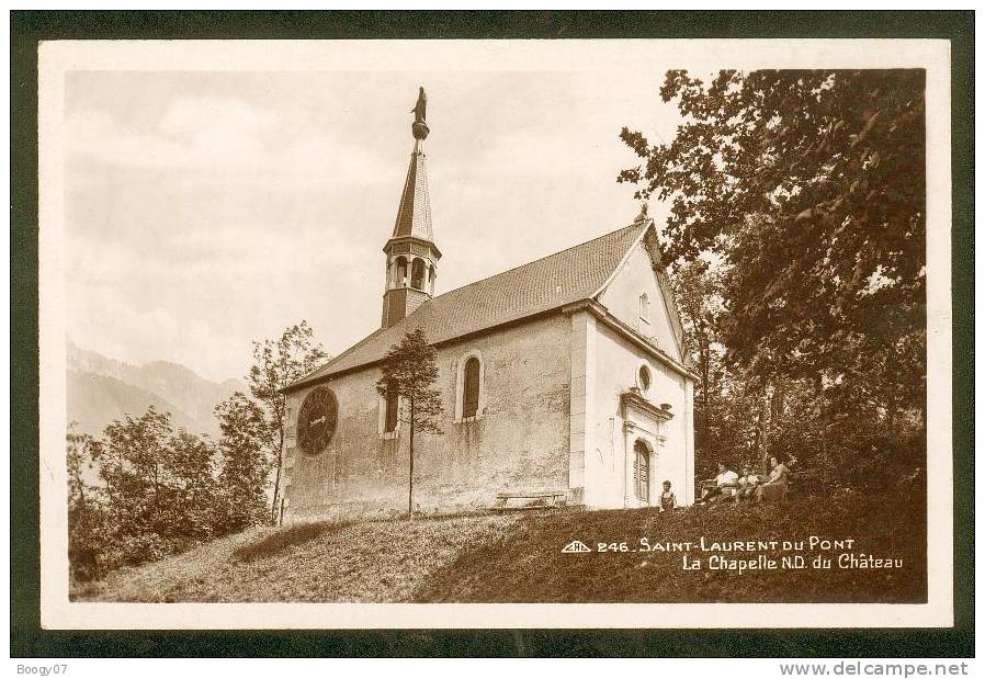 38 Animée Saint Laurent Du Pont Chapelle Notre Dame Du Château - Saint-Laurent-du-Pont