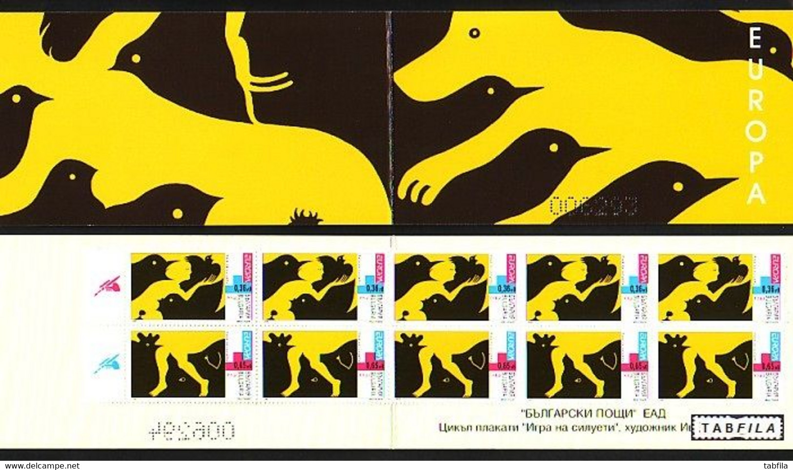 BULGARIA / BULGARIE - 2003 - Europe'03 - Booklet ** - Unused Stamps