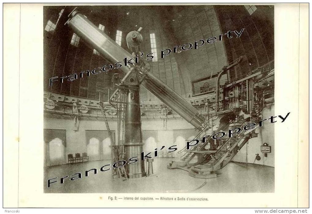 POTSDAM-ASTROPHYSICAL OBSERVATORY-1899' PRESSES 45X31- Von Technischer Zeitung Von Das 1901- - Textes Scientifiques