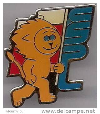 Beau Pin´s CSPL - Uni Hockey - Motif Lion - Polizia