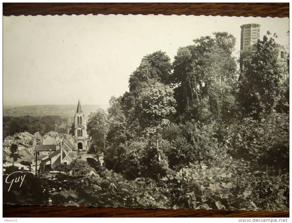 78 - MONTFORT L´AMAURY - Vue  Générale, à Droite La Tour D´Anne De Bretagne. (CPSM) - Montfort L'Amaury