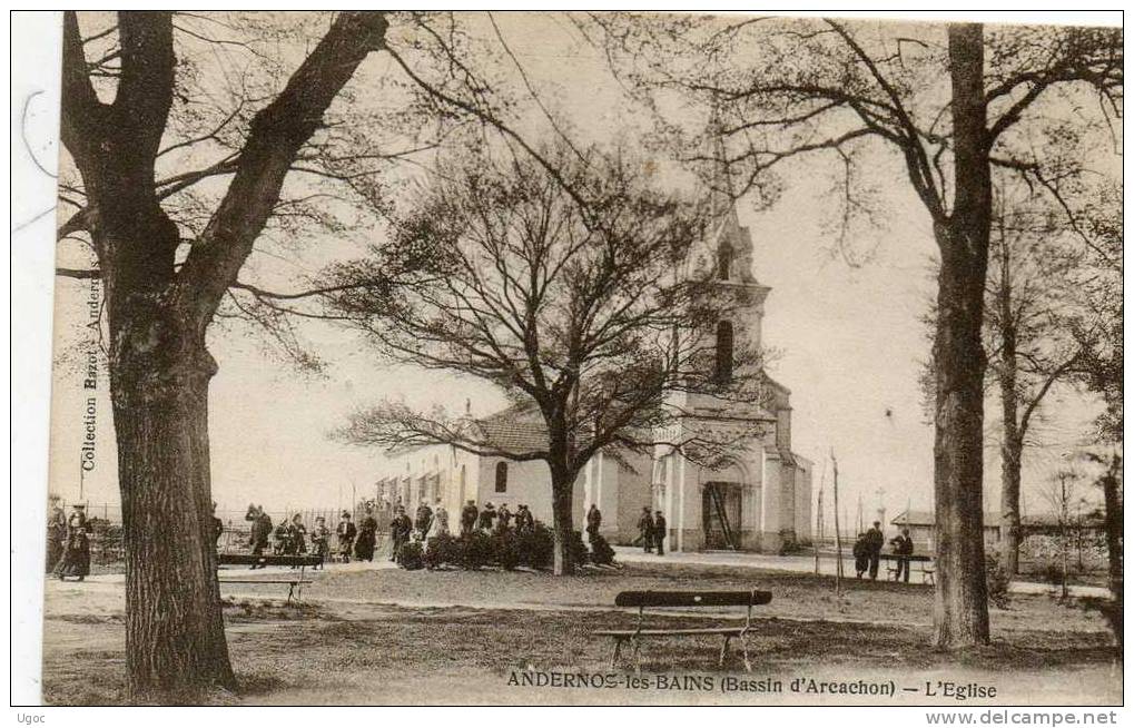 CPA -33 - ANDERNOS-les-BAINS - L´église - 219 - Andernos-les-Bains