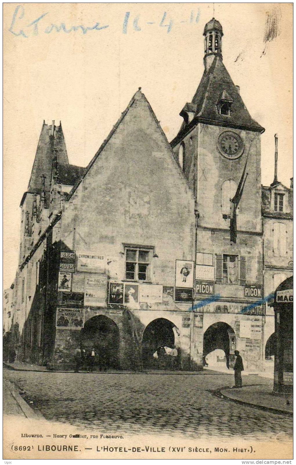 CPA -33 - LIBOURNE - L´Hôtel De Ville - 232 - Libourne