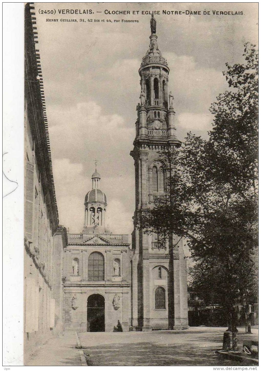 CPA -33 - VERDELAIS - Clocher Et église Notre-Dame De Verdelais - 267 - Verdelais