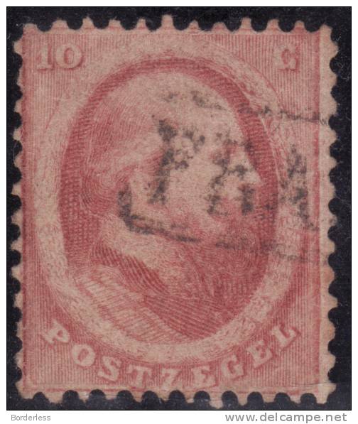 PAYS BAS  /  NEDERLAND  /  1864  /  10 C   /   Y&T N° 5   /  (o)  USED - Gebraucht