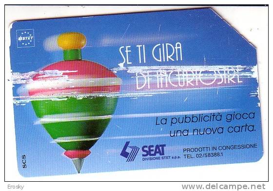 PGL T021 - CARTE TELEFONICHE PHONECARDS SE TI GIRA DI INCURIOSIRE £5000 USATA - Altri & Non Classificati