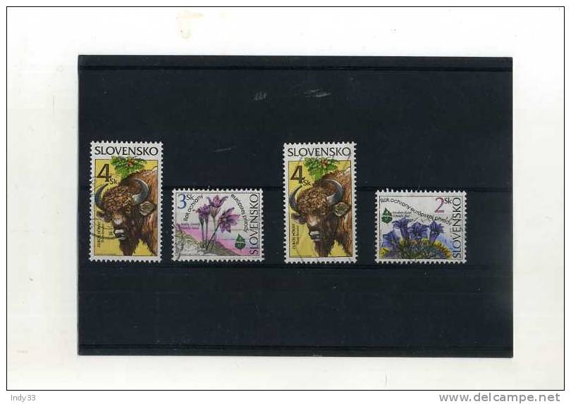 - SLOVAQUIE 1995/96 . TIMBRES OBLITERES - Used Stamps