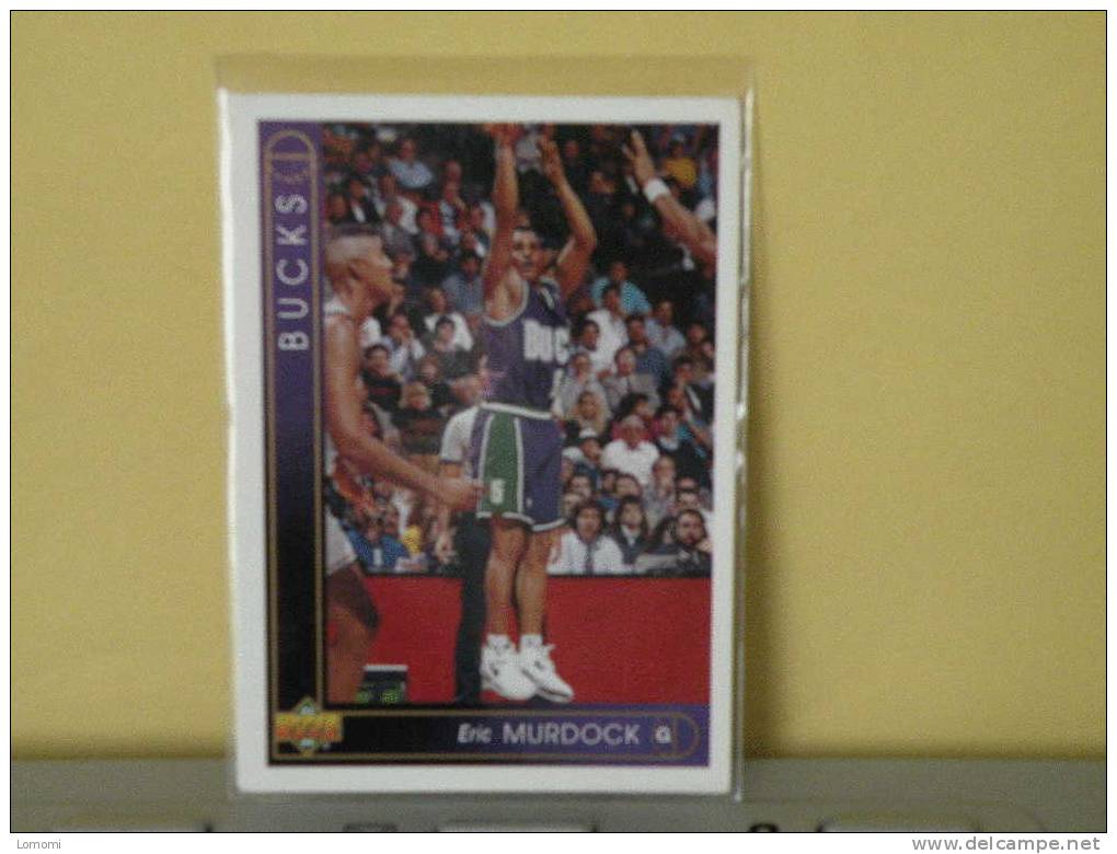 BUCKS - G  - 93 / 94  ( Carte ) ERIC MURDOCK - N.B.A . N°163 . 2 Scannes - Milwaukee Bucks