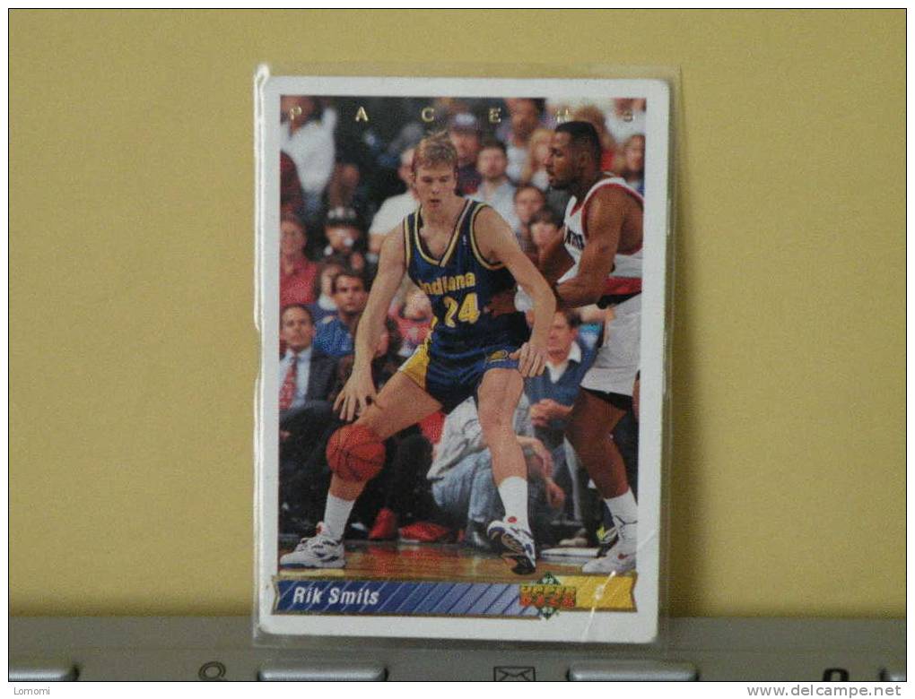 PACERS Indiana - C - 92 / 93  ( Carte ) Rik SMITS - N.B.A . N°178 . 2 Scannes - Indiana Pacers