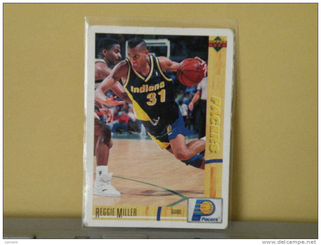 PACERS Indiana - Guard - 92 / 93  ( Carte ) Réggie MILLER - N.B.A . N°22 . 2 Scannes - Indiana Pacers