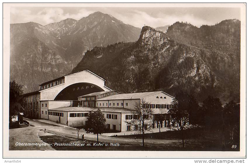 RAR OBERAMMERGAU - Passionstheater Theater M. Kofel U. Noth Um 1930 - Oberammergau