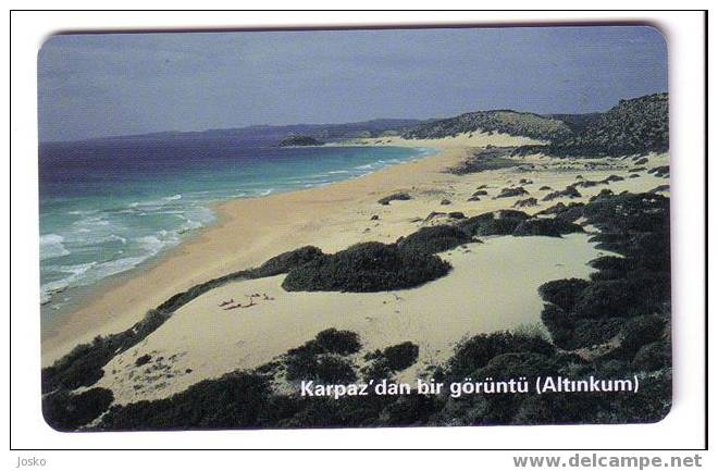 TURKEY CYPRUS - Karpaz`dan Bir Goruntu - Altinkum ( North Cyprus - Turkey ) * Turkish Northern Cyprus * RARE Card - Autres - Europe