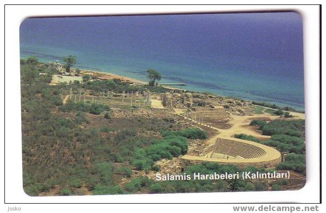TURKEY CYPRUS - Salamis Harabeleri - Kalintilari ( North Cyprus - Turkey ) * Turkish Northern Cyprus *  RARE Card - Otros – Europa