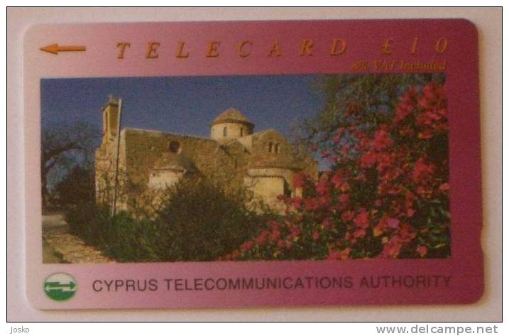 PANAGIA ANGELOKTISTI ( Cyprus 23CYPC - Only 50.000 Ex) Church Eglise Kirche Iglesia Chiesa Kerk Churches Religion Chypre - Zypern
