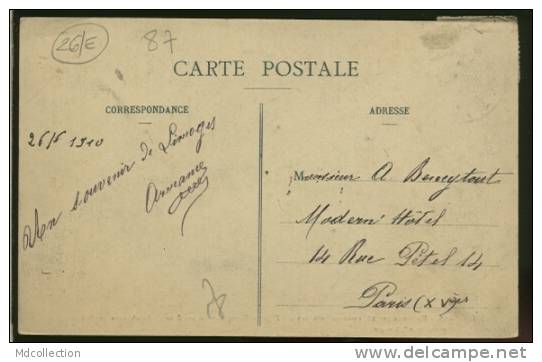 87 LIMOGES / Kermesse Des 18, 19 Et 20 Juin 1910 Le Chansonnier Buisson  / Folklore - Limoges