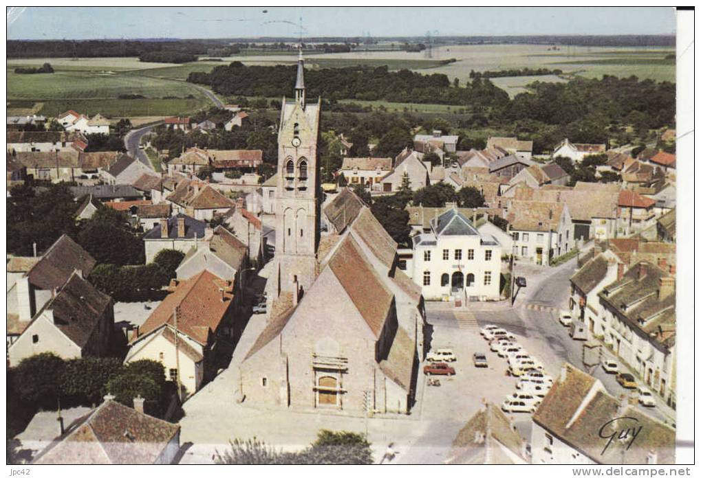 LE CHATELET En BRIE L´ église Et La Mairie - Le Chatelet En Brie