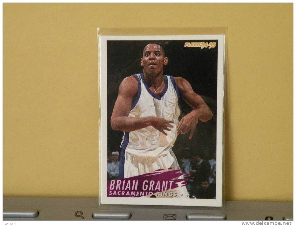 Sacramento Kings - F - 94 / 95  ( Carte ) Brian Grant - N.B.A . N° 197 . 2 Scannes - Sacramento Kings