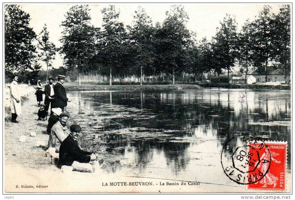 Lamotte Beuvron - Le Bassin Du Canal "pêcheurs" - Lamotte Beuvron