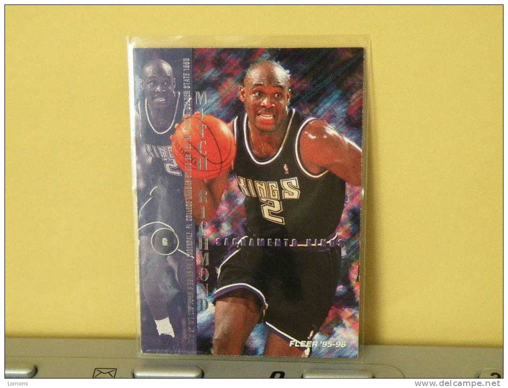 Sacramento Kings -   - 94 / 95 ( Carte ) Mitch Richmond - N.B.A . N° 162 . 2 Scannes - Sacramento Kings